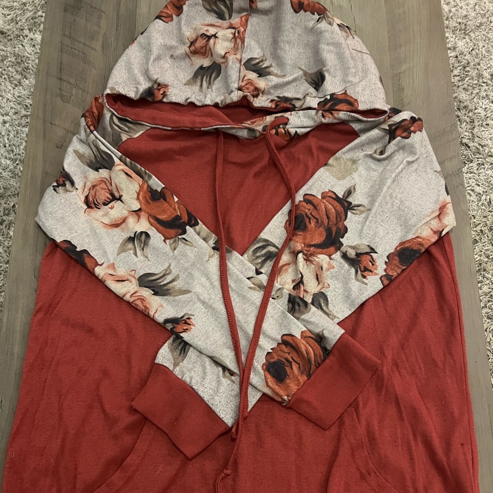 Floral hoodie